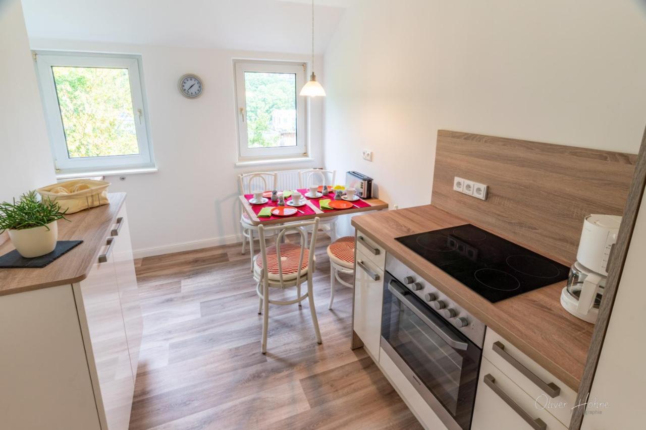 Ferienwohnung Am Waldrand Bad Laasphe Esterno foto