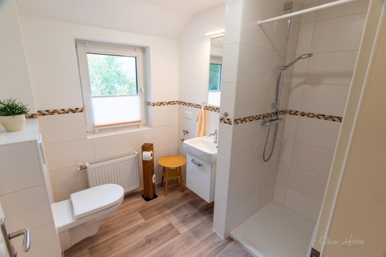 Ferienwohnung Am Waldrand Bad Laasphe Esterno foto