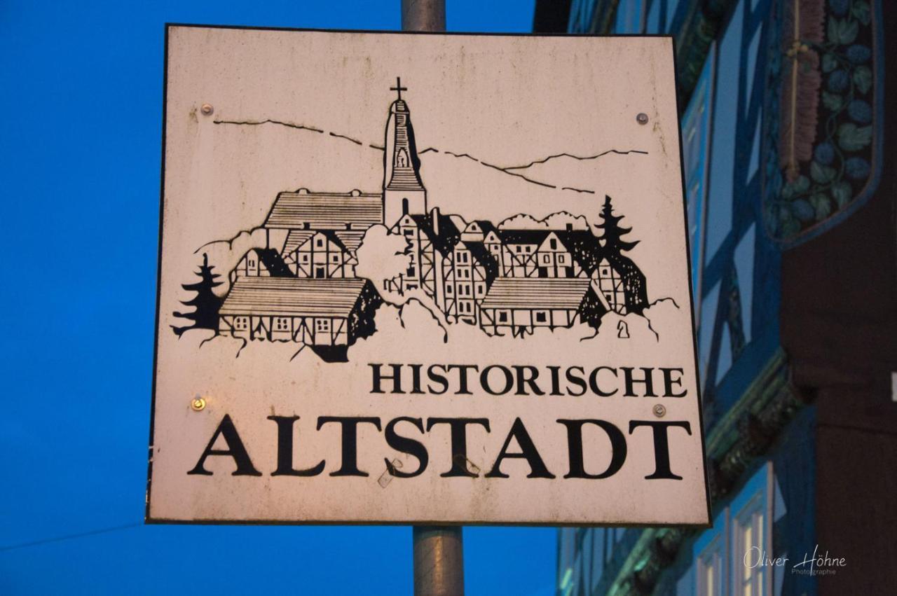 Ferienwohnung Am Waldrand Bad Laasphe Esterno foto