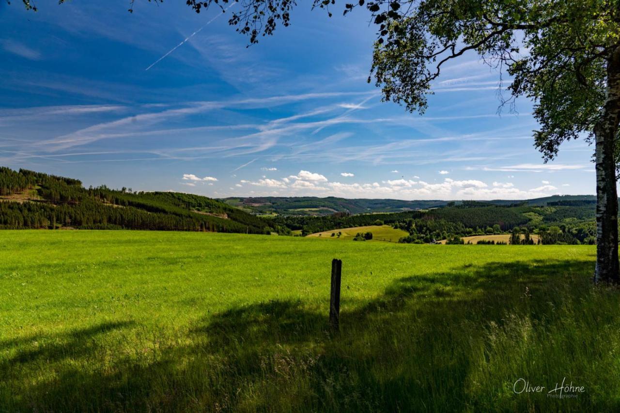 Ferienwohnung Am Waldrand Bad Laasphe Esterno foto
