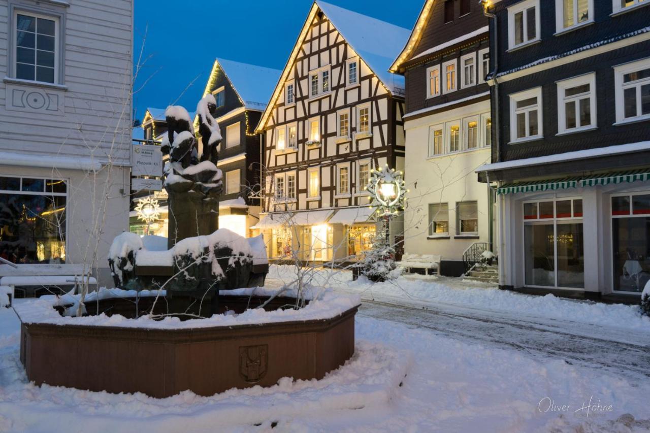 Ferienwohnung Am Waldrand Bad Laasphe Esterno foto
